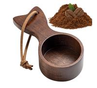 Spoon de mouche à café en bois - Scoop de café ergonomique avec conception de queue de poisson | Outils et échelles de mesures et écailles de mesure de la précision pour le brassage de précision