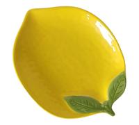 Spoon repos en céramique en forme de citron, porte-casse jaune pour cuillère, spatule, louche, comptoir de cuisine