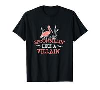 Spoonbillin' Like A Villain Des ornithologues drôles d'ornithologie T-Shirt