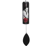 Spoontiques Carillon à Vent avec Cloche, décoration pour Cour, Jardin, arrière-Cour et terrasse, Motif Elvis