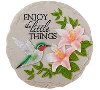 Spoontiques - Décoration de Jardin - Colibri - Pierre décorative pour Jardin
