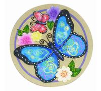 Spoontiques - Décoration de Jardin - Pierre de Marche Papillon - Pierre décorative pour Jardin