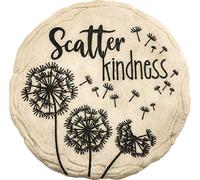 Spoontiques - Décoration de jardin - Scatter Kindness Stepping Stone - Pierre décorative pour jardin