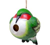 Spoontiques Maison à oiseaux ronde colibri - Décoration de jardin - Nichoir décoratif pour cour et jardin
