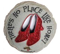 Spoontiques - Pas Japonais Motif Chaussures Rubis - Pierre décorative de Jardin inspirée du Magicien d'Oz pour Cour, terrasse, Jardin ou allée - Décoration d'intérieur ou d'extérieur