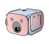 sporful Cabine De Séchage Pliante pour Chien Et Chat | capacité pour deux chats, PVC résistant aux morsures, tissu Oxford anti-éclaboussures, intérieur à maille respirante