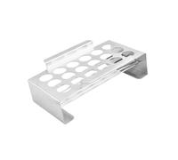 sporful Grille à piment en acier inoxydable - 18 trous - Antiadhésif - Pour la cuisson du barbecue - Grille à rôtir portable pour la viande - Accessoire de barbecue de grande capacité
