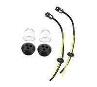 sporful Lot de 6 tuyaux de rechange avec 2 ampoules d'amorçage et filtre à essence pour taille-haie et machine de jardin