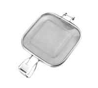 sporful Panier à sandwich réutilisable en acier inoxydable avec clip de refroidissement anti-adhésif pour barbecue en plein air 25,4 x 16,5 cm
