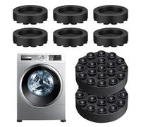 Sporgo Amortisseur de vibrations Machine à laver : 8 pièces Tapis antidérapant pour machine à laver Tapis universel pour machine à laver Tapis anti-vibration pour machine à laver Amortisseur pour