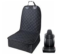 Sporgo Housse de siège avant de voiture pour chien : imperméable, antidérapante, résistante aux rayures, couverture de siège avant, noir, universel, voiture, camionnette, SUV