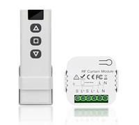 Sporgo Kit de Commande de Volet Roulant Sans Fil - Interrupteur Radio 2,4 GHz Avec Télécommande RF et Module Récepteur pour Stores