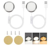 Sporgo Lot de 2 bandes lumineuses LED pour imprimante 3D - Kit de lampes LED pour imprimante 3D - Veilleuse - Modèles d'imprimante 3D - Accessoires pour Bambu Lab A1/A1mini/P1S/P1P/X1C