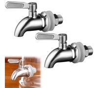Sporgo Lot de 2 distributeurs de boissons, en acier inoxydable, robinet de rechange pour distributeur de boisson