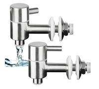 Sporgo Lot de 2 distributeurs de boissons en acier inoxydable - Robinet de rechange pour distributeur de boisson, robinet de bière, distributeur d'eau, robinet de rechange, distributeur de boisson