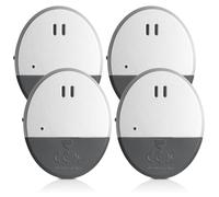 Sporgo Lot de 4 alarmes de porte et de fenêtre : alarme de bris de verre bruyant 130 dB, alarme de fenêtre anti-effraction, système d'alarme sans fil, capteur d'alarme de porte, sécurité et protection