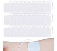 Sporgo Lot de 40 électrodes Tens : 50 x 50 mm Coussinets autocollants de rechange pour appareil Tens pour traitement de la douleur, réutilisables Électrodes Tens Appareil Tens Pads pour appareils TENS