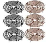 Sporgo Lot de 6 grilles pour pots de fleurs : couverture de pot de fleurs de 30 cm, grille de protection pour plantes, protection pour pot de plantes, protection pour pot de plantes, protection du sol