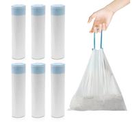 Sporgo Lot de 90 sacs et poubelle résistants : sacs poubelle autonettoyants pour chat, 45 x 50 cm, cordon de serrage