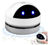 Sporgo Mini aspirateur de table : portable sans fil, rechargeable par USB, haute puissance d'aspiration Mini aspirateur de table pour le nettoyage des miettes, la maison, le bureau (A)