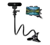 Sporgo Support pour webcam : support réglable en col de cygne 61 cm avec filetage 1/4", pour webcam Logitech C925e C922 C930 C920 C615 (filetage 1/4")