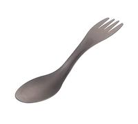 Spork, 2 en 1 Spork en Alliage,Cuillère Fourchette Titané Combo 2 en 1 à Deux Usages pour le Camping Pique-Nique Voyage Randonnée