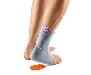 SPORLASTIC Bandage de compression pour tendon d'Achille droit et gauche - Bandage de compression avec pantoufles à friction et cale au talon - Idéal pour la tendinite d'Achille, la rééducation et le