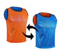 SPORSTBIBS Maillots réversible de Football, Gilets Double Face, Chasubles pour Enfants, Juniors et Adultes, Chemises de Foot, Dossard Hommes et Femmes. Variété de Tailles et Couleurs, Non Logo