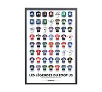 Sport à l'Affiche - Art Poster - Les légendes du Foot US 40x60 cm
