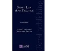 Sport Adam Lewis, Jonathan Taylor (Auteur)