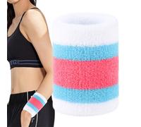 Sport-Armbänder - Weiche, dehnbare, schweißabsorbierende Bandage aus Baumwolle für Tennis, Basketball, Fußball, Fitnessstudio, Fitness, Sport, Training, Handgelenkstütze für Männer, Frauen, Ju