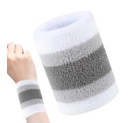 Sport-Armbänder - Weiche, dehnbare, schweißabsorbierende Bandage aus Baumwolle für Tennis, Basketball, Fußball, Fitnessstudio, Fitness, Sport, Training, Handgelenkstütze für Männer, Frauen, Ju