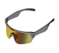 Sport Audio Sunglasses | ABS/PC Smart UV Protection 44 g | Outdoor Cycling Hiking Running Stereo Music 4-5H Talk & Play | One-Button Call Answering Voice Navigation | Black & Gold