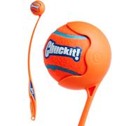 Sport Ball Launcher Dog Toy Ball Launcher with Large Tennis Ball Ultra Compatible Large Ball Random Color 26 Inch