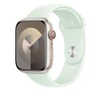 Apple Sport Band Watch Series 1 á 9 / SE (38/40/41 mm) / Series 10 (42 mm) Taille S/M Soft Mint Bleu clair