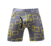Sport Boxer Long pour Gym Running (Gris 2XL)