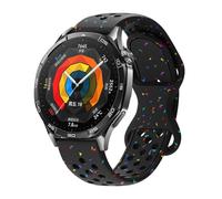Sport Bracelet pour Garmin Vivoactive 4,Venu 4 45mm/3/2, 22mm Respirant Silicone Bracelets de Remplacement pour Garmin Forerunner 970/570 47mm/255/265 Music