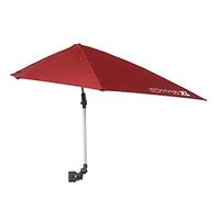 Sport-Brella Versa-Brella Parapluie réglable SPF 50+ avec pince universelle, XL, rouge brique réfractaire