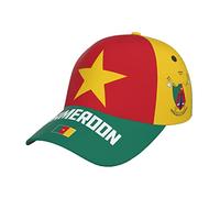 Sport Casquette Cameroun Drapeau Camerounais Casquette Baseball Réglable Casquette De Chasse Vintage Casquette Trucker pour Running, Homme, Faire De La Pêche