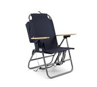 Sport-Brella Chaise de Plage Portable avec Attache Réfrigérante - Chaise Pliable 76 cm, Légère, Protection UV, Idéale pour Camping, Festivals, Extérieur & Bord de l’Eau - Bleu Nuit