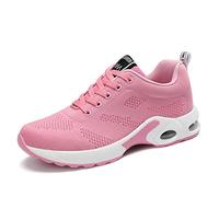Sport Chaussure de Course Femmes Air Baskets de Fitness Course Sneakers Multisports Outdoor Mode Gym Running Athlétique Chaussures Rose 40 EU