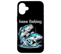 Sport de pêche à l'achigan x Saut à l'achigan Coque pour iPhone 16 Plus