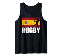 Sport de Rugby, Drapeau de l'Espagne, Joueur de Rugby Espagnol Débardeur