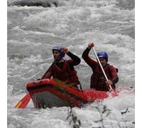 Sport Découverte Descente Sportive en Canoë Raft sur l'Isère à Aime