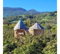 Sport Découverte Nuit en Château dans les Arbres avec Spa près de Valence