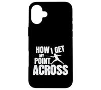 Sport d'escrime Comment Je reçois Mon Point à Travers Coque pour iPhone 16 Plus