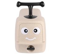 Sport Draisienne Bebe 1 an-Fonction Trotteur -Jouet à enfourcher pour Les Tout-Petits, Les Enfants -Coffre à Jouets - Silencieux, Compact, Stable, Multi-Directionnel, 52 x 24 x 22,5 cm - Beige