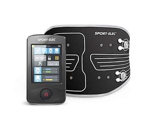 Sport-Elec Mixte Free Action 4 Moteurs Maxibelt electrostimulateur, Noir, Taille unique EU