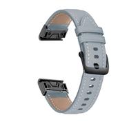 Sport en cuir authentique de 22 mm Remplacer la sangle de montre compatible avec Garmin Fenix 7 6 Pro 5 Marq Epix Approche S62 945 Bracelet Fit Watch Band