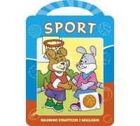 Sport. Enseigner les livres de coloriage avec des autocollants - (Buch auf Polnisch)